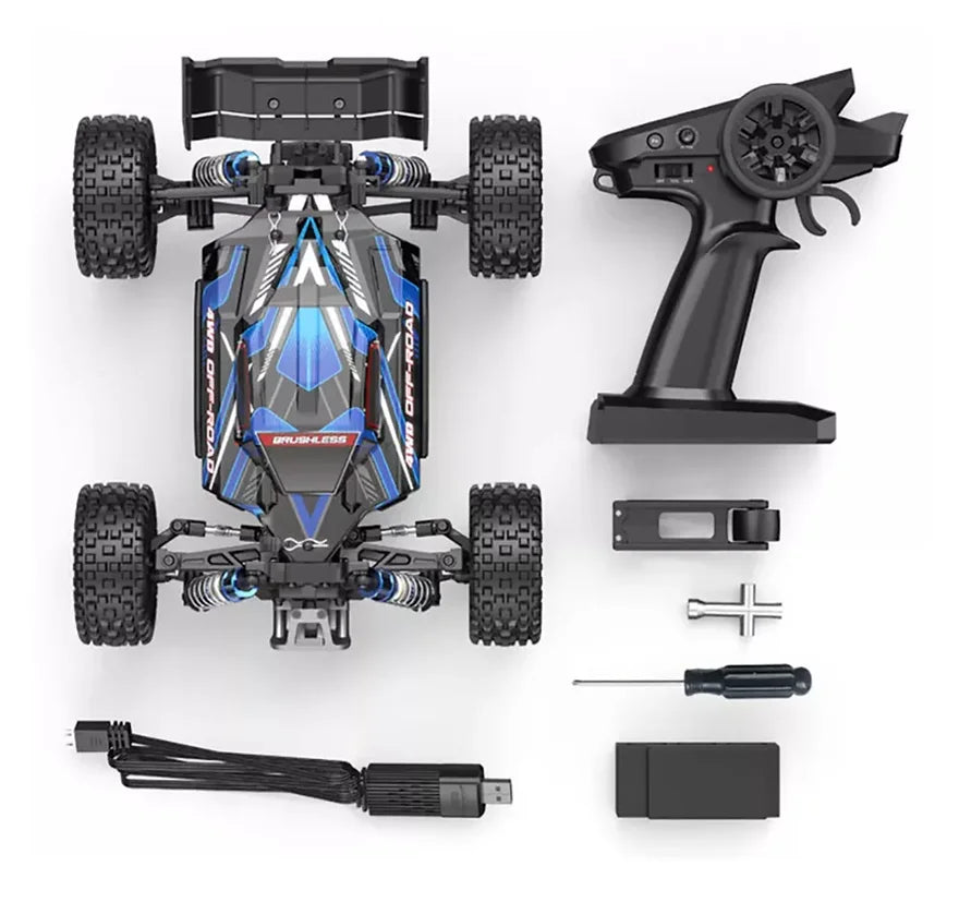 Carro De Control Remoto Mjx Hyper Go 16207 1/16 Brushless