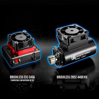 Carro De Control 4x4 Mjx Hyper Go 14209 1/14 Brushless