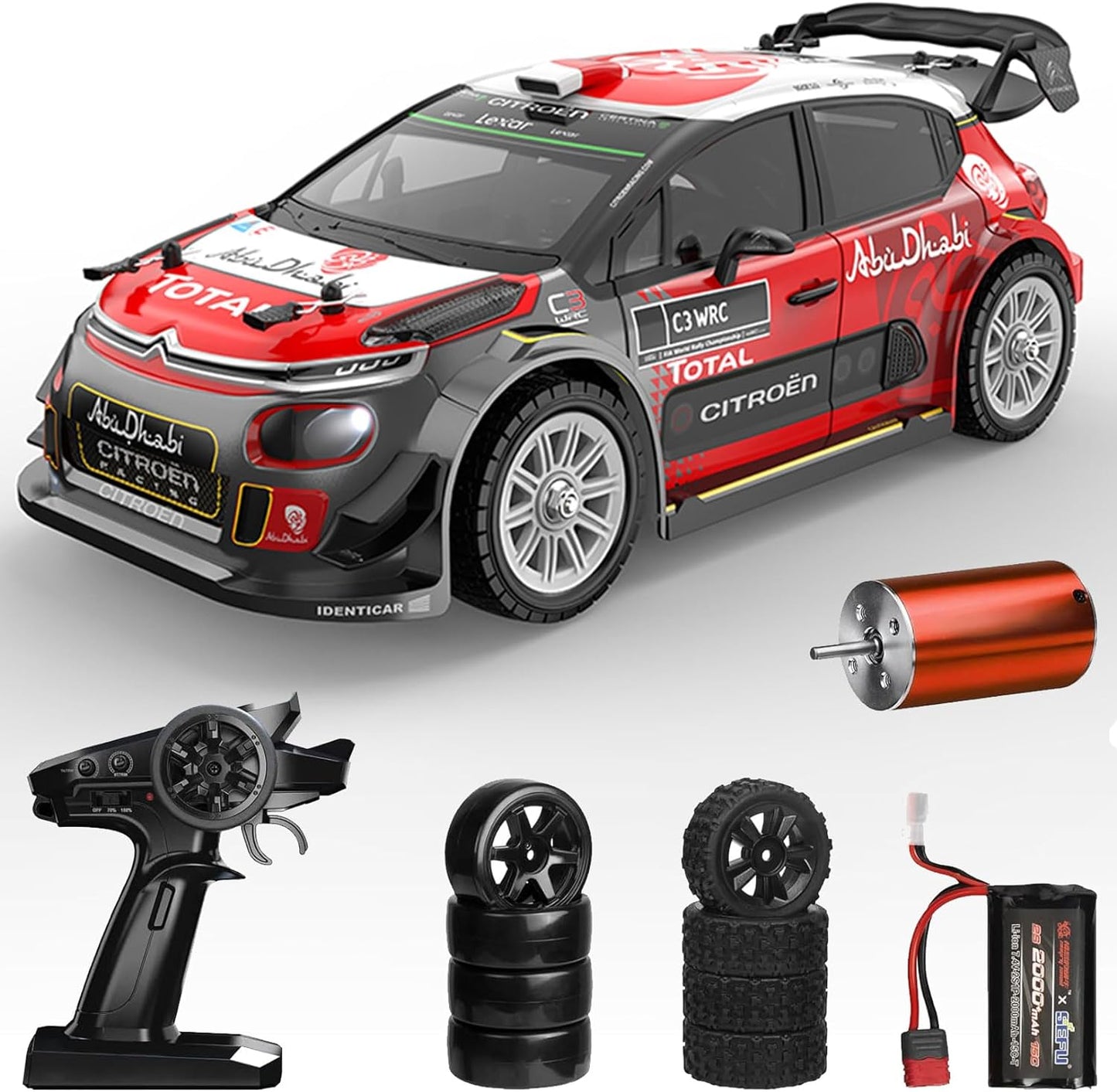 Carro De Control Remoto de Alta Velocidad Mjx Hyper Go 14303 1/14 Brushless