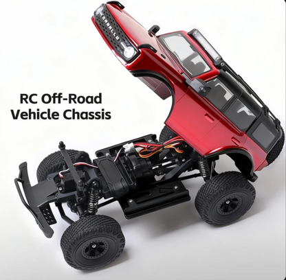 WLtoys 184023 Rock Crawler 1/18 4x4 Rojo RTR Caja 2 Velocidades Luces LED