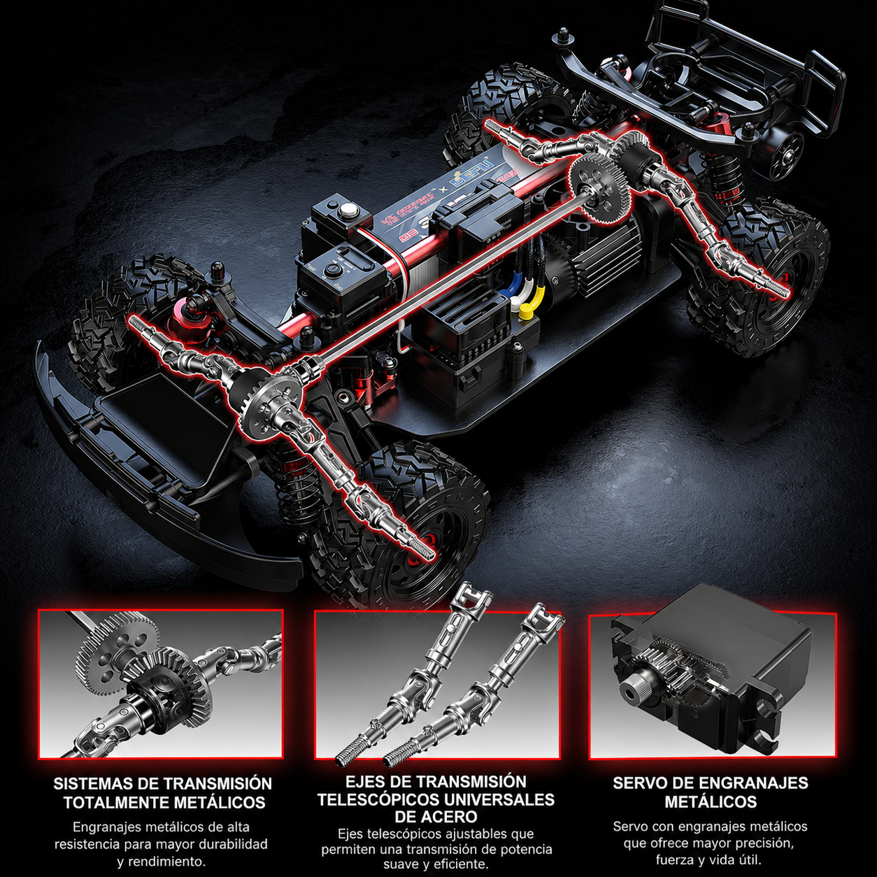 MJX HYPER GO MJX 14211, Escala 1/14 Motor Brushless