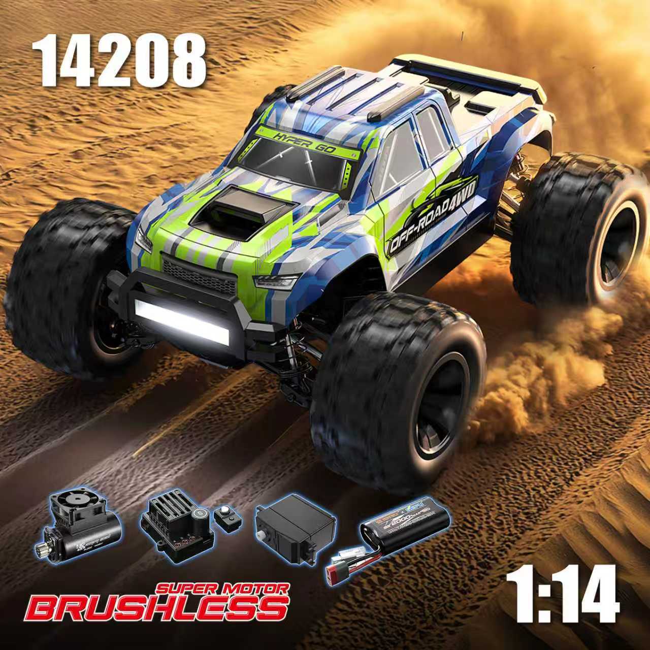 MJX HYPER Go Car MJX 14208 Escala 1/14 Motor Brushless