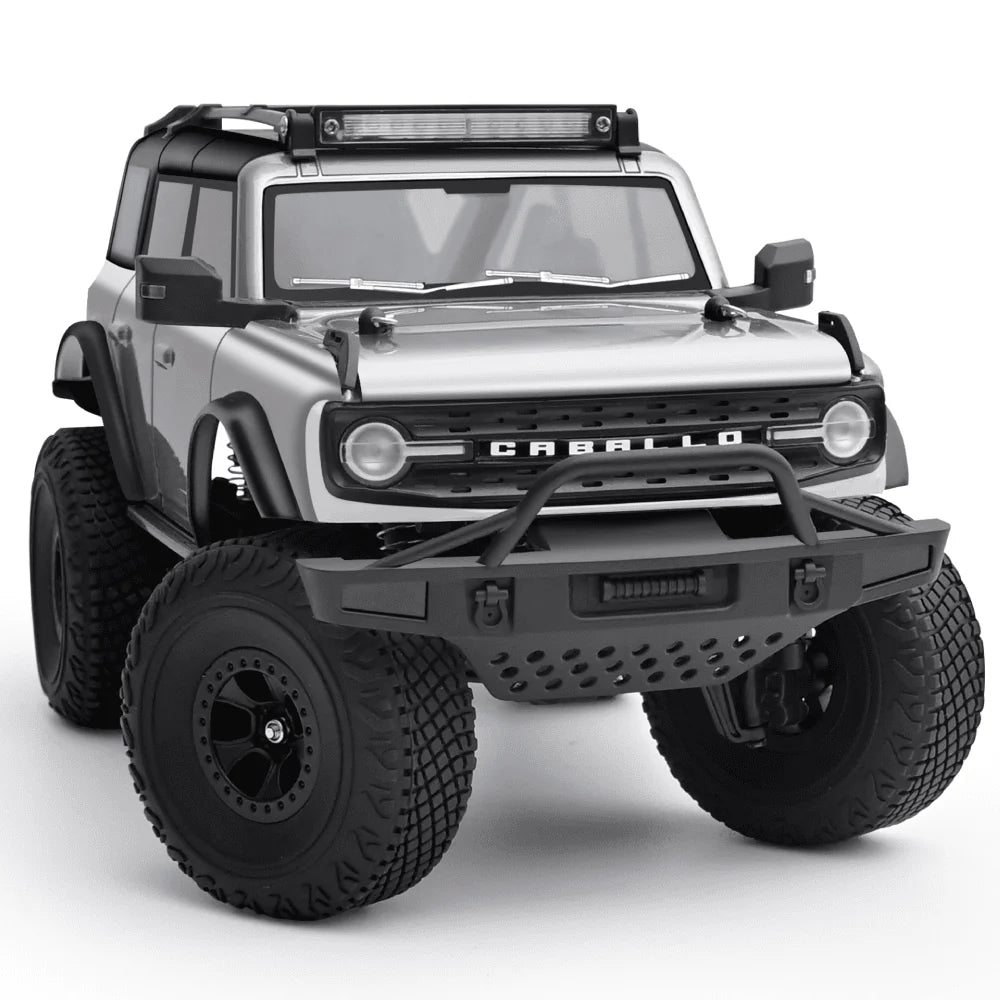 WLtoys 184023 Rock Crawler 1/18 4x4 Gris RTR Caja 2 Velocidades Luces LED