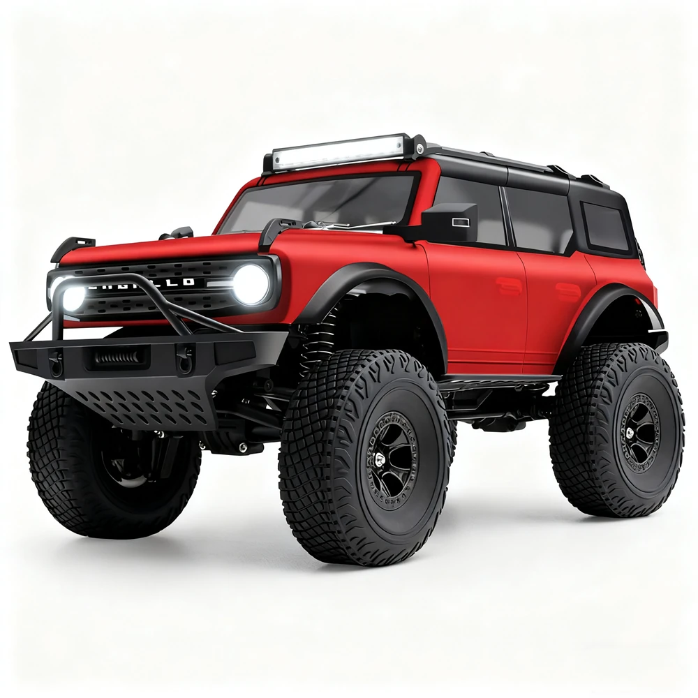 WLtoys 184023 Rock Crawler 1/18 4x4 Rojo RTR Caja 2 Velocidades Luces LED